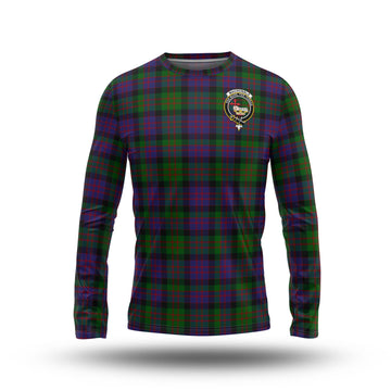 MacDonald (McDonald) Tartan Long Sleeve T-Shirt with Family Crest
