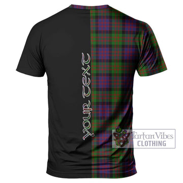 MacDonald (McDonald) Tartan T-Shirt with Family Crest and Half Of Me Style - Tartanvibesclothing Shop