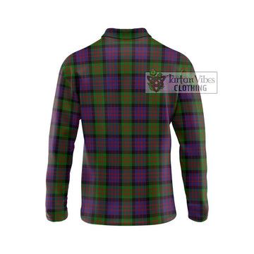 MacDonald (McDonald) Tartan Long Sleeve Polo Shirt with Family Crest DNA In Me Style - Tartan Vibes Clothing