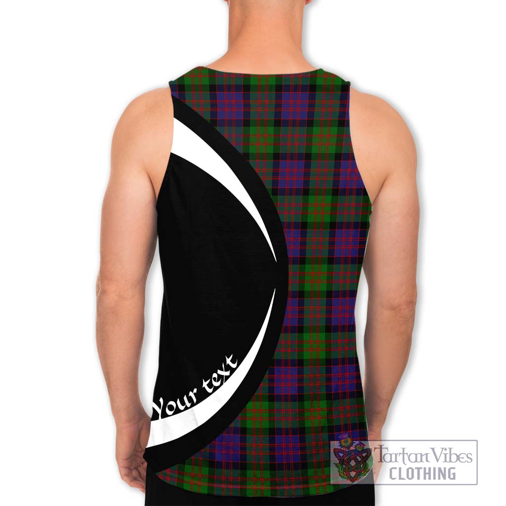 MacDonald (McDonald) Tartan Men's Tank Top with Family Crest Circle Style - Tartan Vibes Clothing