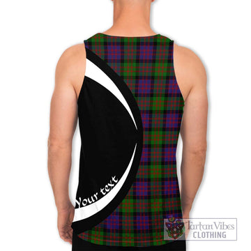 MacDonald (McDonald) Tartan Men's Tank Top with Family Crest Circle Style - Tartan Vibes Clothing