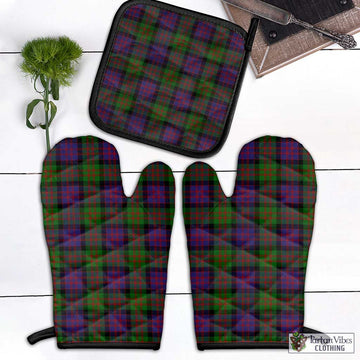 MacDonald (McDonald) Tartan Combo Oven Mitt & Pot-Holder Combo 1 Oven Mitt & 1 Pot-Holder Black - Tartan Vibes Clothing