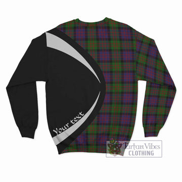MacDonald (McDonald) Tartan Sweatshirt with Family Crest Circle Style - Tartan Vibes Clothing