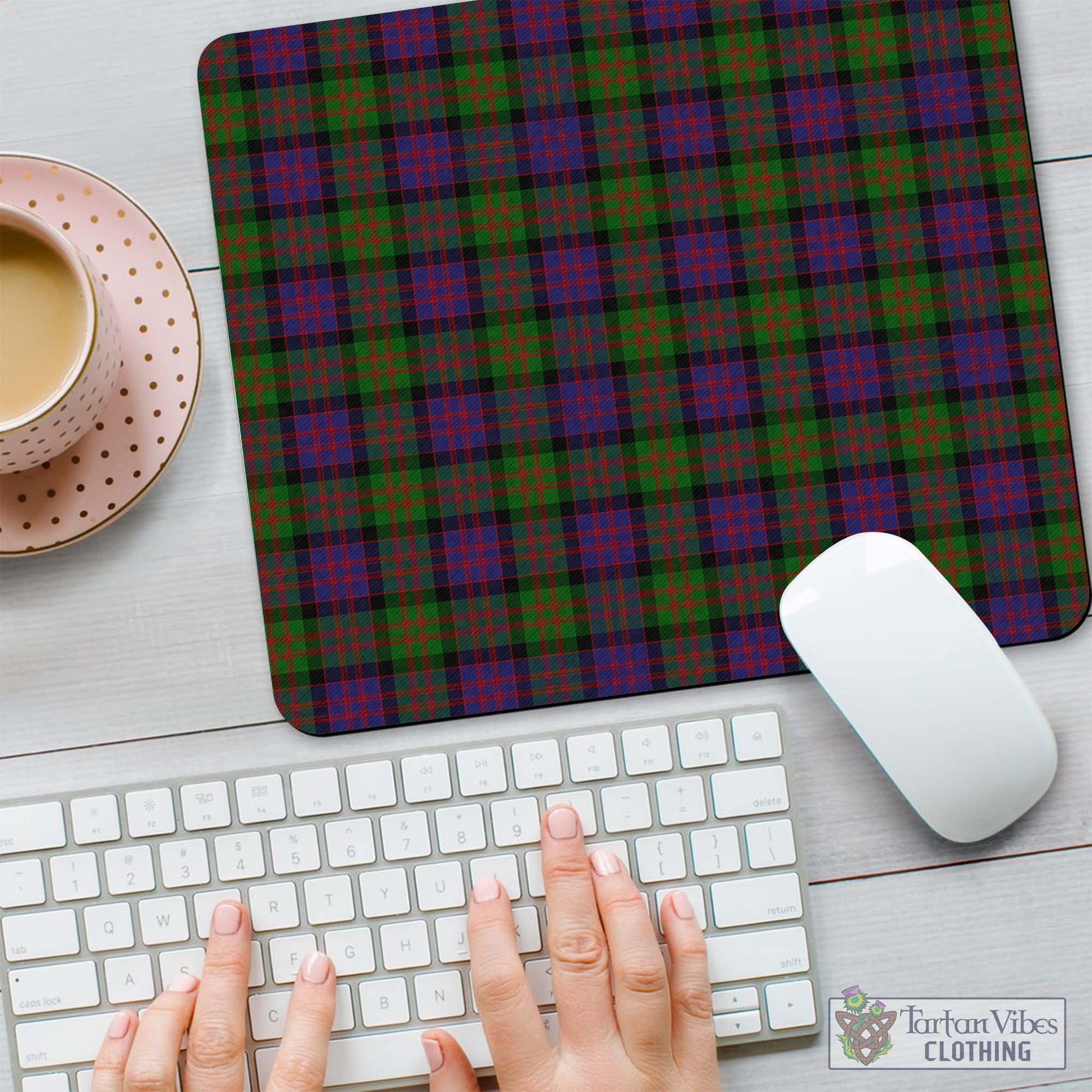 Tartan Vibes Clothing MacDonald Tartan Mouse Pad