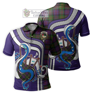 MacDonald (McDonald) Tartan Polo Shirt with Epic Bagpipe Style