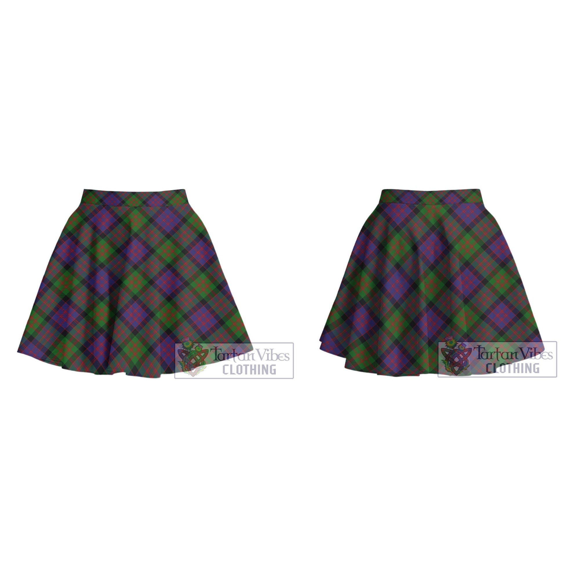 Tartan Vibes Clothing MacDonald Tartan Women's Plated Mini Skirt