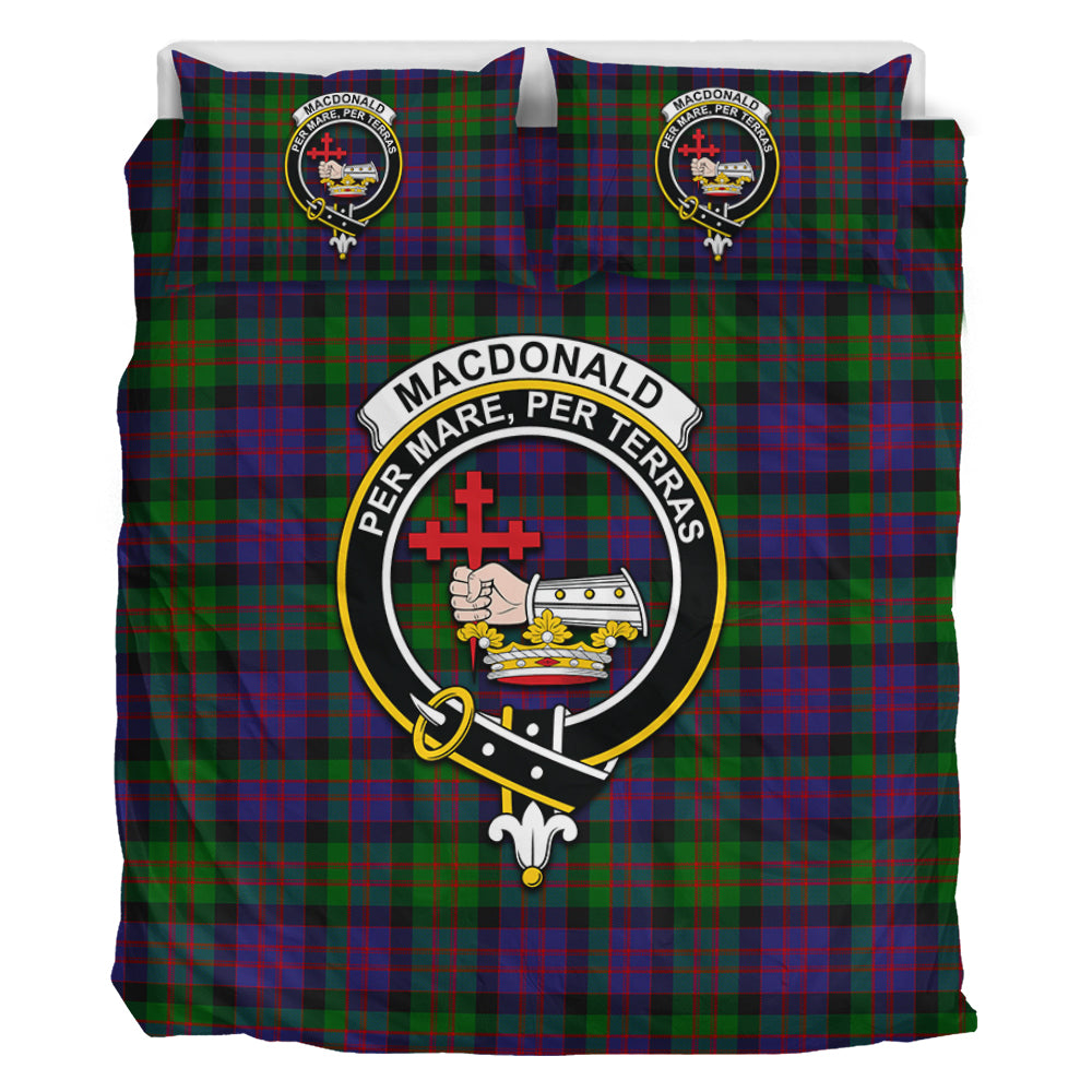 MacDonald (McDonald) Tartan Bedding Set with Family Crest - Tartan Vibes Clothing