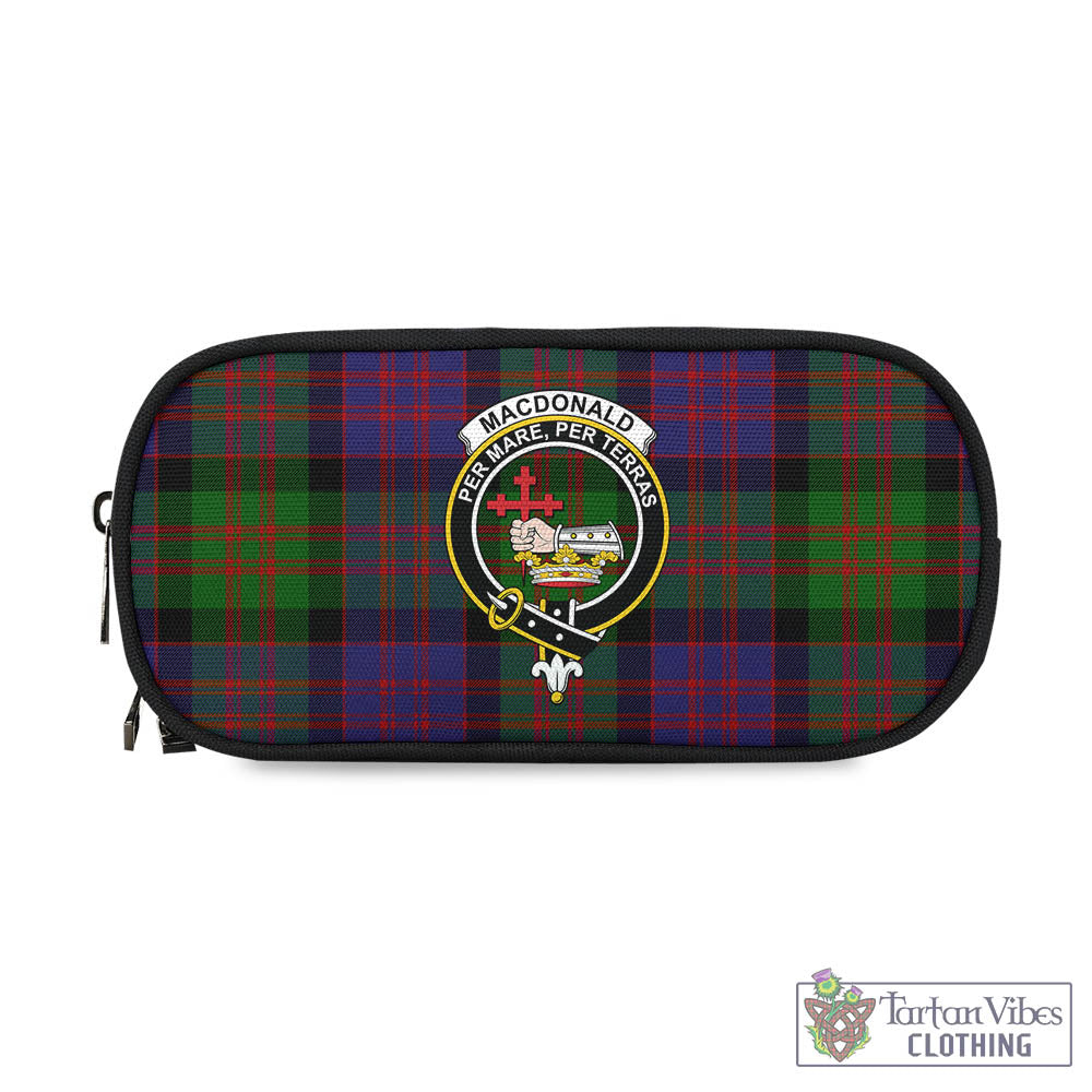 Tartan Vibes Clothing MacDonald Tartan Pen and Pencil Case with Family Crest