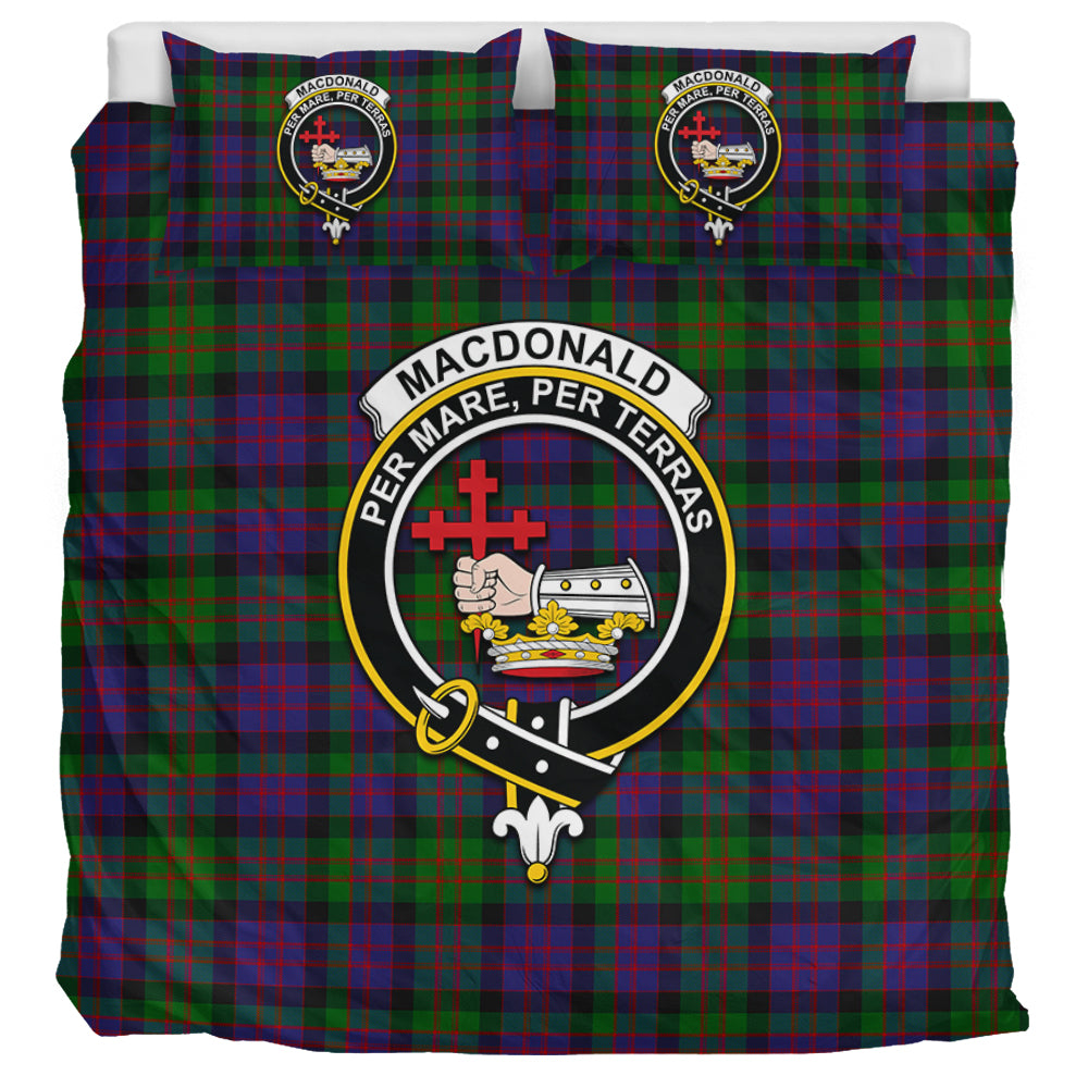 MacDonald (McDonald) Tartan Bedding Set with Family Crest UK Bedding Set UK Super King 104*94 inch - Tartan Vibes Clothing