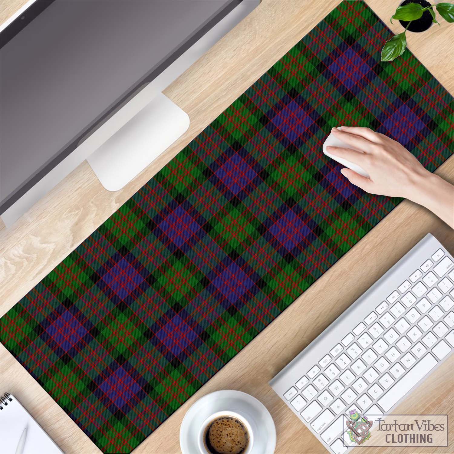 Tartan Vibes Clothing MacDonald Tartan Mouse Pad