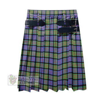 MacDonald Ancient Tartan Men's Pleated Skirt - Fashion Casual Retro Scottish Kilt Style