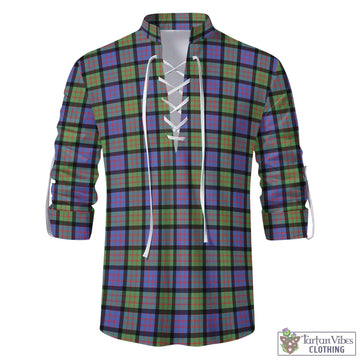 MacDonald Ancient Tartan Men's Scottish Traditional Jacobite Ghillie Kilt Shirt