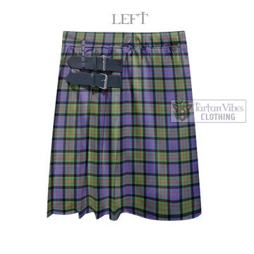 MacDonald Ancient Tartan Men's Pleated Skirt - Fashion Casual Retro Scottish Kilt Style
