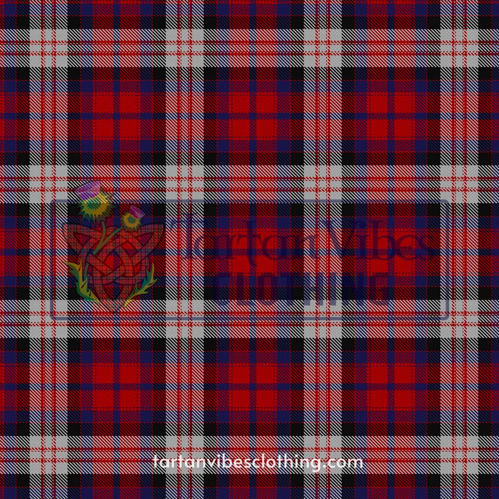MacDonald (Clan Donald) Tartan Crest Black Garden Flag