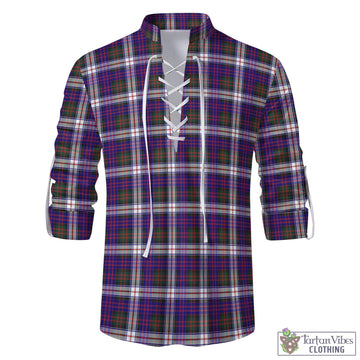 MacDonald Dress Modern Tartan Men's Scottish Traditional Jacobite Ghillie Kilt Shirt