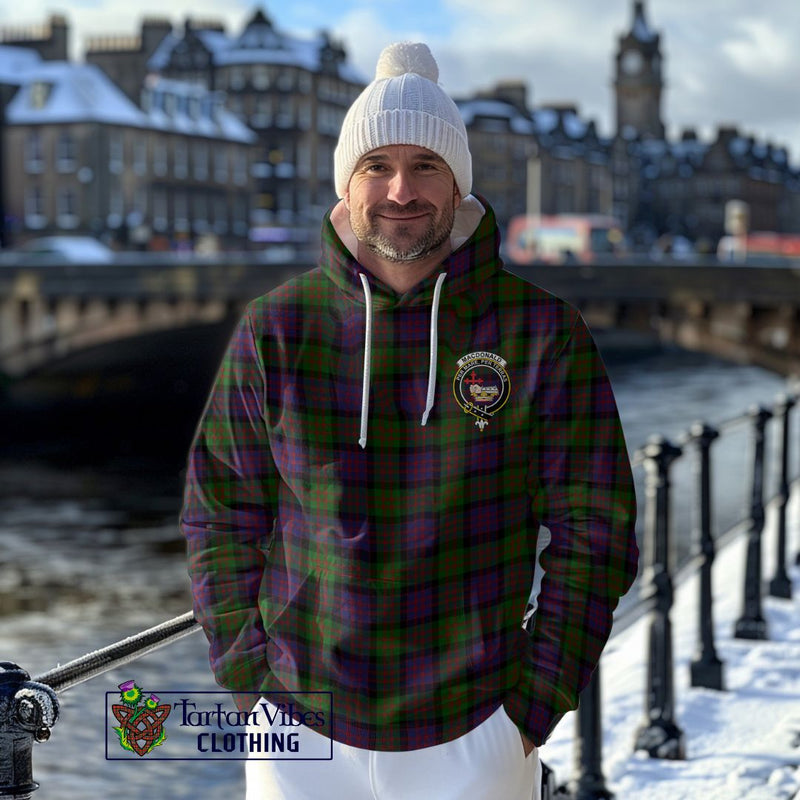 MacDonald Dress Modern Tartan Crest Hoodie - Circle Style