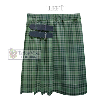 MacDonald Lord of the Isles Hunting Tartan Men's Pleated Skirt - Fashion Casual Retro Scottish Kilt Style