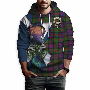 MacDonald (McDonald) Tartan Family Crest Hoodie Scottish Thistle Celtic Inspired