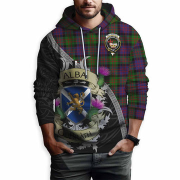 MacDonald (McDonald) Tartan Family Crest Hoodie Lion Rampant Royal Thistle Shield Celtic Inspired