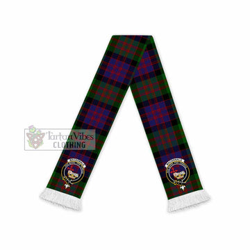 MacDonald (McDonald) Tartan Ruffneck Scarf with Family Crest