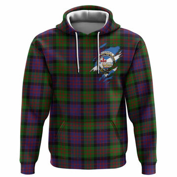 MacDonald (McDonald) Clan Crest In Me Tartan Hoodie Scotland Flag Style