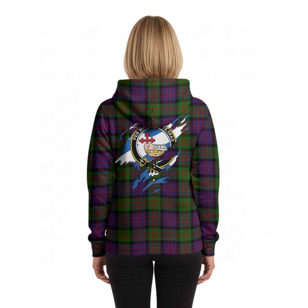 MacDonald (McDonald) Clan Crest In Me Tartan Hoodie Scotland Flag Style