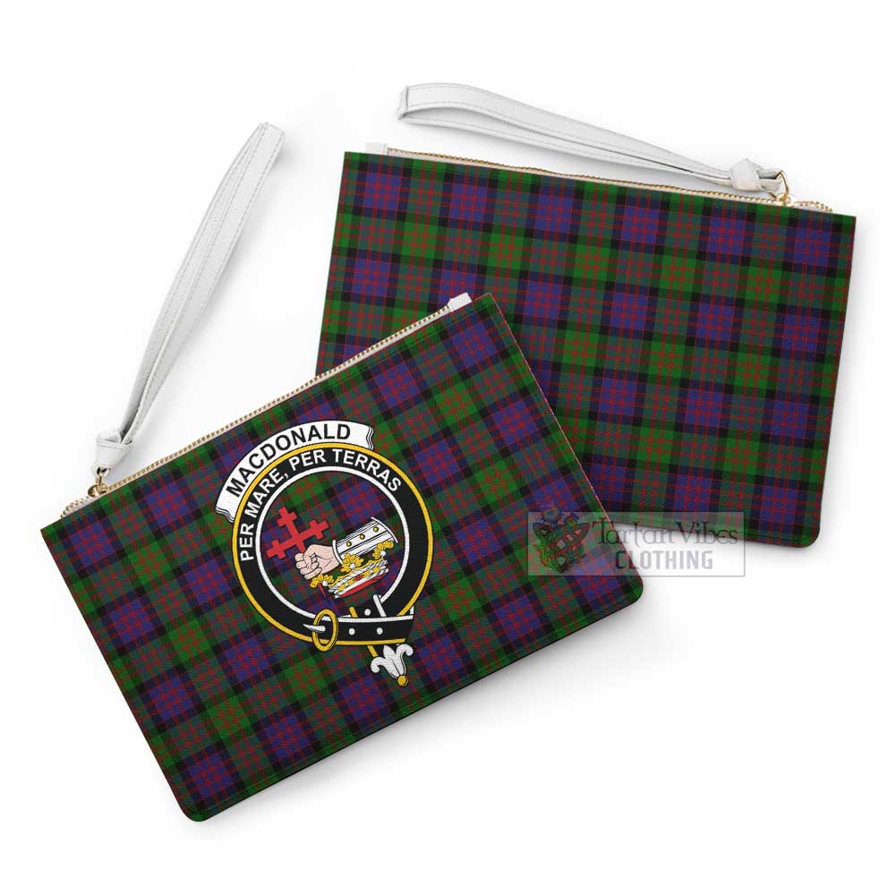 Tartan Vibes Clothing MacDonald (McDonald) Family Crest Tartan Clutch Bag