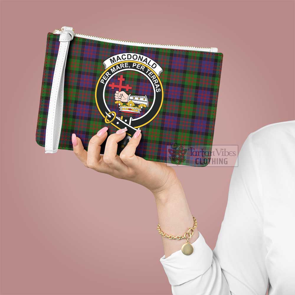 Tartan Vibes Clothing MacDonald (McDonald) Family Crest Tartan Clutch Bag