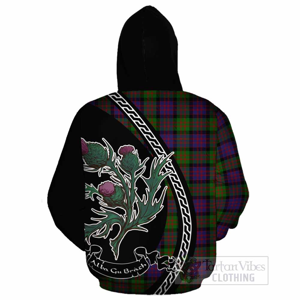 MacDonald (McDonald) Family Crest Tartan Cotton Hoodie Alba Thistle Inspired - Tartan Vibes Clothing