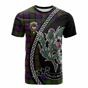 MacDonald (McDonald) Family Crest Tartan Cotton T-shirt Alba Thistle Inspired - Tartan Vibes Clothing