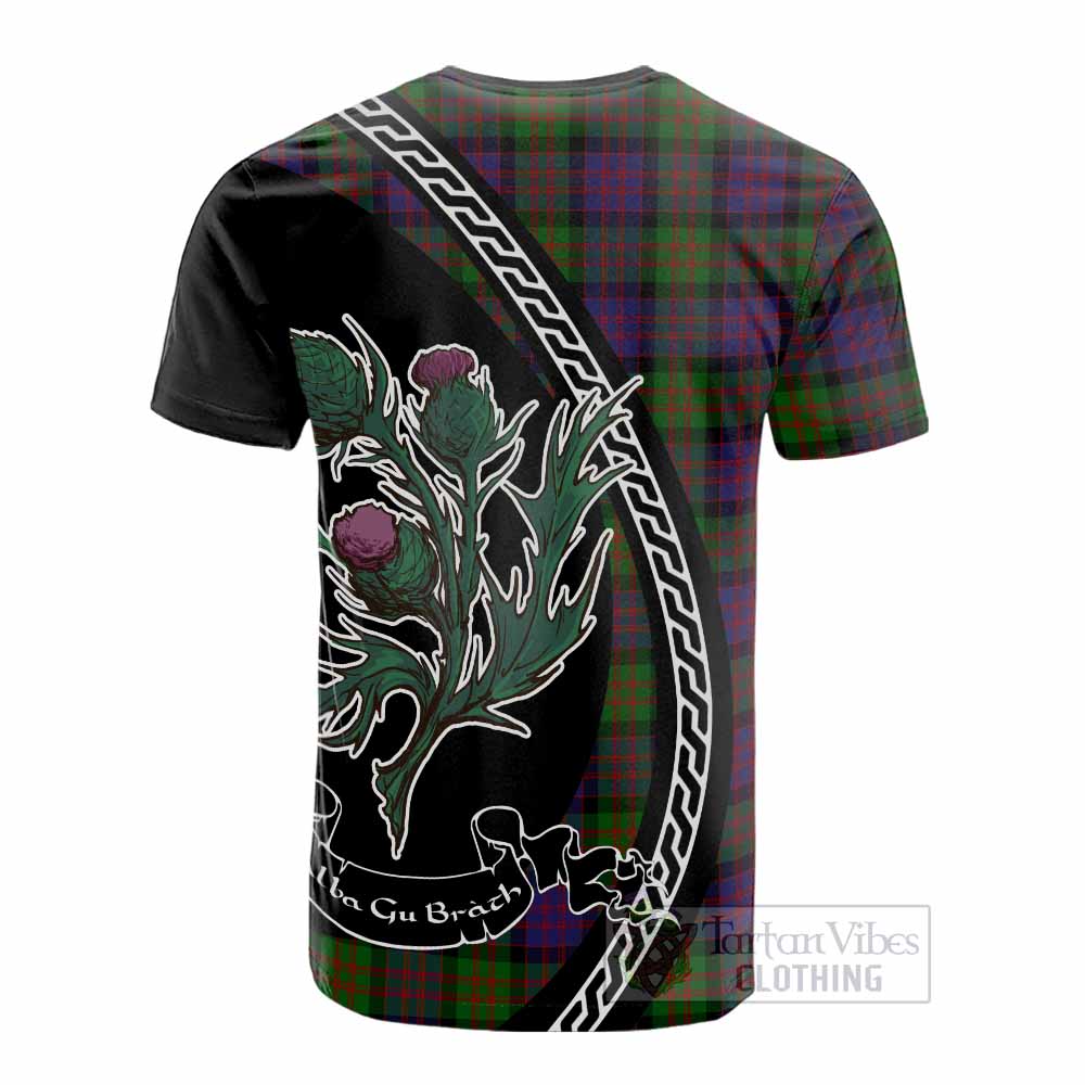 MacDonald (McDonald) Family Crest Tartan Cotton T-shirt Alba Thistle Inspired - Tartan Vibes Clothing