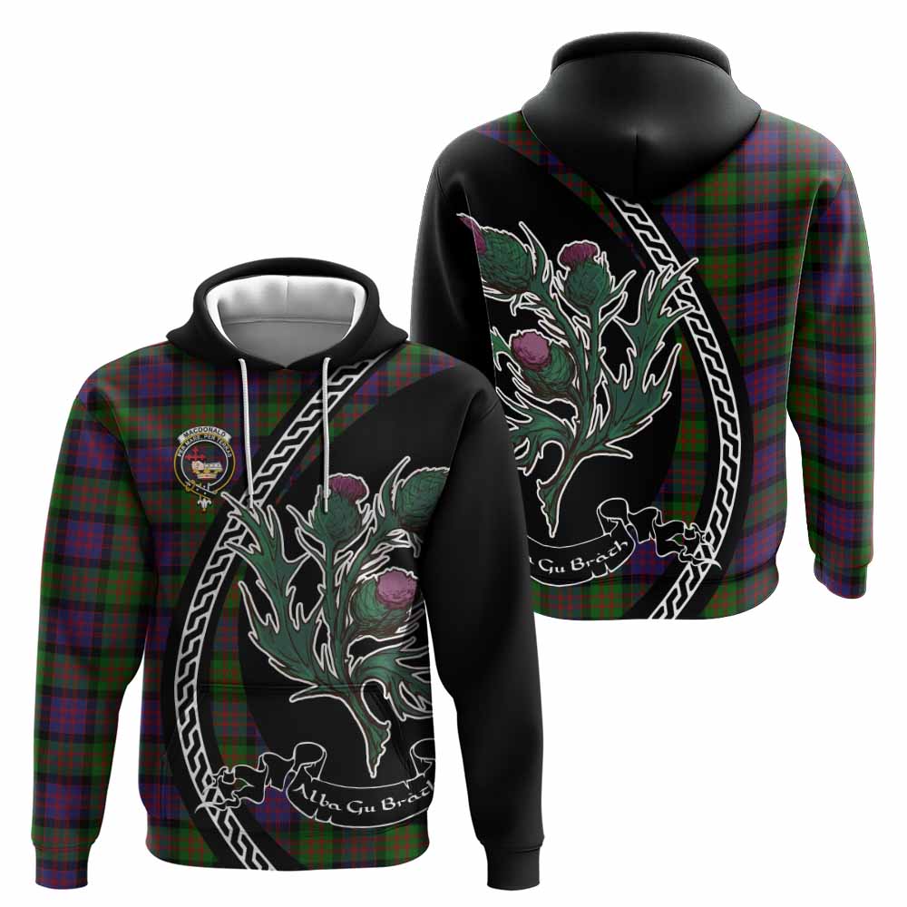 MacDonald (McDonald) Family Crest Tartan Hoodie Alba Thistle Inspired - Tartan Vibes Clothing
