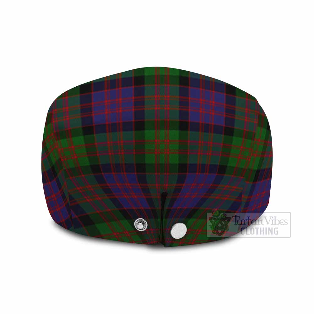 MacDonald (McDonald) Family Crest Tartan Jeff Cap, Tartan Flat Cap