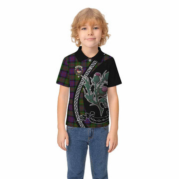MacDonald (McDonald) Family Crest Tartan Kid Polo Shirt Alba Thistle Inspired - Tartan Vibes Clothing