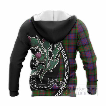 MacDonald (McDonald) Family Crest Tartan Knitted Hoodie Alba Thistle Inspired