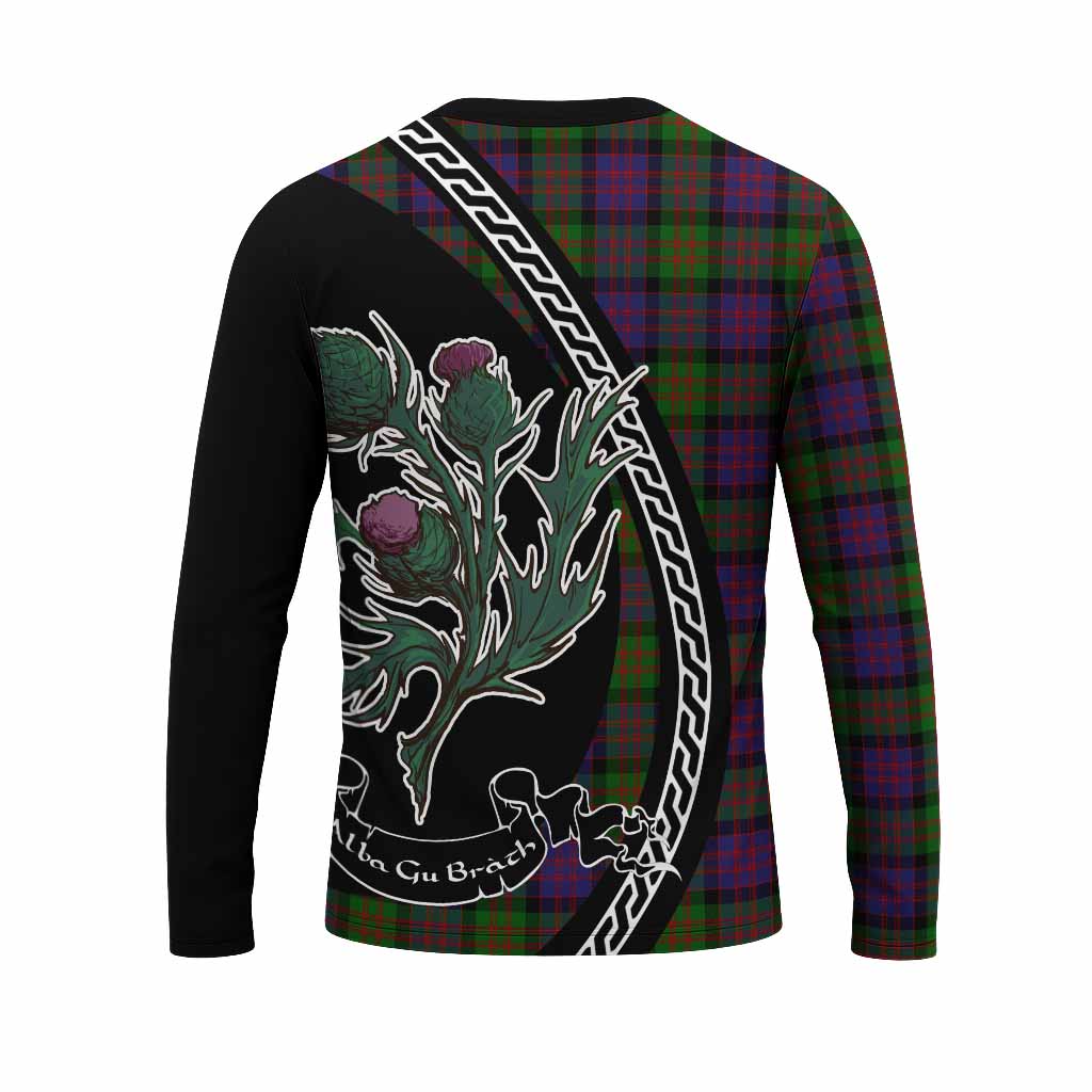 MacDonald (McDonald) Family Crest Tartan Long Sleeve T-Shirt Alba Thistle Inspired - Tartan Vibes Clothing