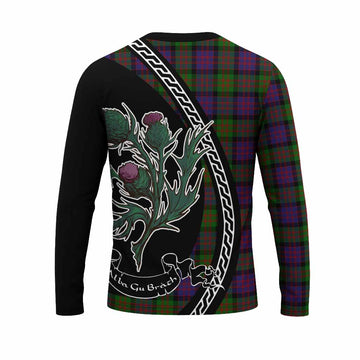 MacDonald (McDonald) Family Crest Tartan Long Sleeve T-Shirt Alba Thistle Inspired - Tartan Vibes Clothing