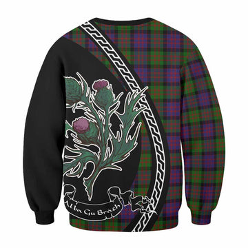 MacDonald (McDonald) Family Crest Tartan Sweatshirt Alba Thistle Inspired - Tartan Vibes Clothing