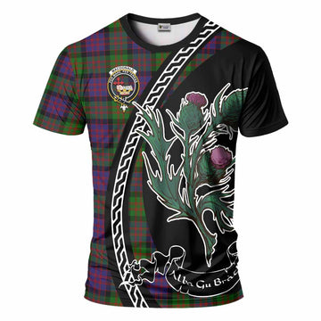 MacDonald (McDonald) Family Crest Tartan T-Shirt Alba Thistle Inspired - Tartan Vibes Clothing