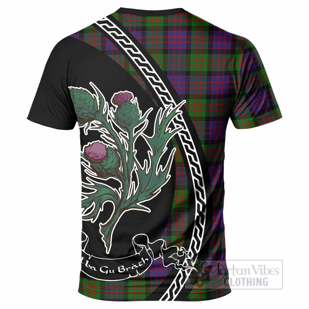 MacDonald (McDonald) Family Crest Tartan T-Shirt Alba Thistle Inspired - Tartan Vibes Clothing