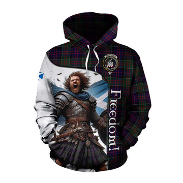 MacDonald (McDonald) of Clanranald Crest Tartan Cotton Hoodie Inspired by the Freedom of Scottish Warrior