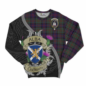 MacDonald (McDonald) of Clanranald Tartan Family Crest Sweatshirt Lion Rampant Royal Thistle Shield Celtic Inspired Unisex - Tartan Vibes Clothing