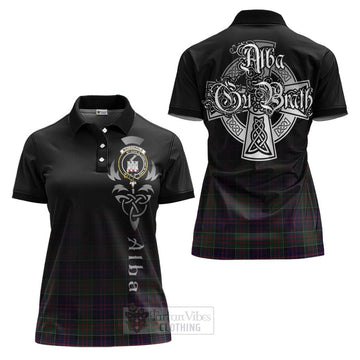 MacDonald (McDonald) of Clanranald Tartan Women's Polo Shirt Featuring Alba Gu Brath Family Crest Celtic Inspired Women - Tartan Vibes Clothing