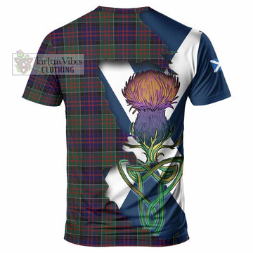 MacDonald (McDonald) of Clanranald Tartan Family Crest T-Shirt Scottish Thistle Celtic Inspired - Tartan Vibes Clothing