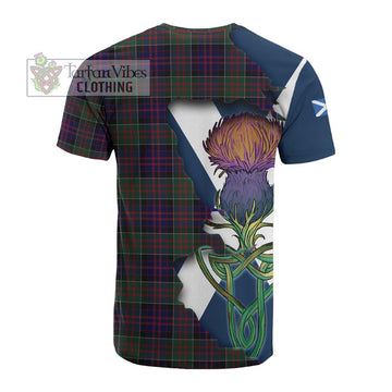MacDonald (McDonald) of Clanranald Tartan Family Crest Cotton T-shirt Scottish Thistle Celtic Inspired
