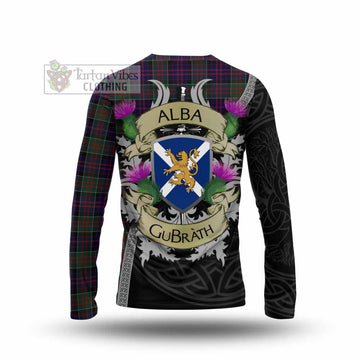 MacDonald (McDonald) of Clanranald Tartan Family Crest Long Sleeve T-Shirt Lion Rampant Royal Thistle Shield Celtic Inspired - Tartan Vibes Clothing