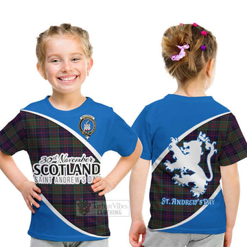 MacDonald (McDonald) of Clanranald Family Crest Tartan Kid T-Shirt Celebrate Saint Andrew's Day in Style - Tartan Vibes Clothing