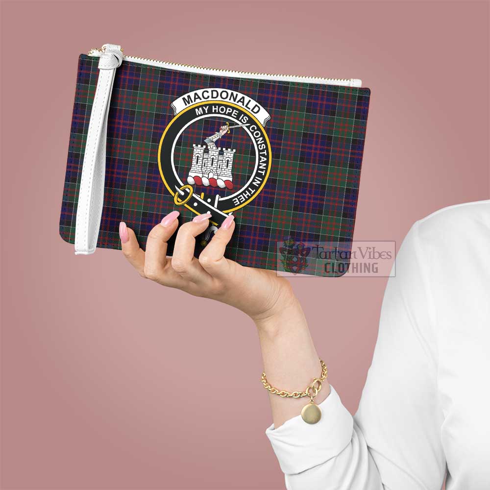 Tartan Vibes Clothing MacDonald (McDonald) of Clanranald Family Crest Tartan Clutch Bag