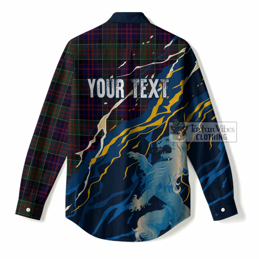 MacDonald (McDonald) of Clanranald Scotland Tartan Women Casual Shirt WC2026 Football - We'll Be Coming