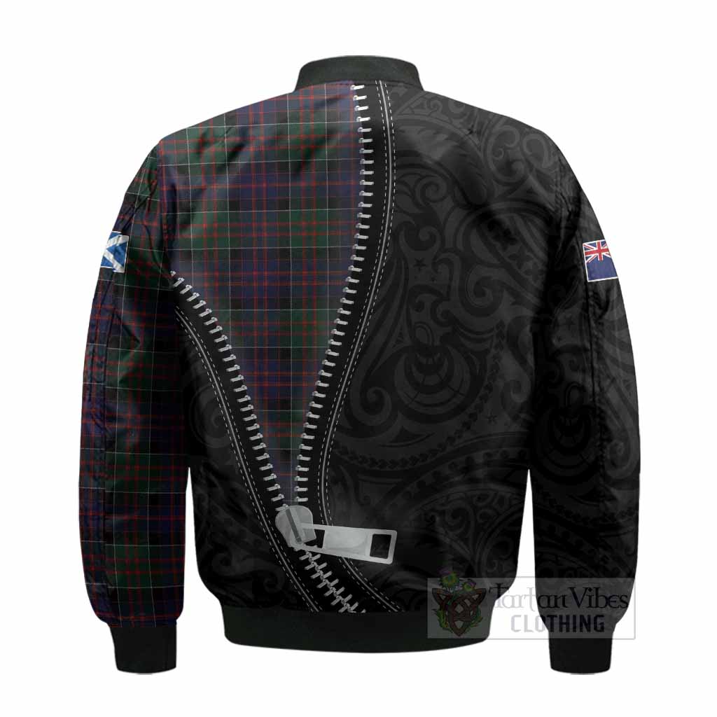 MacDonald (McDonald) of Clanranald Tartan Bomber Jacket New Zealand Pattern Unique Zipper Stylized